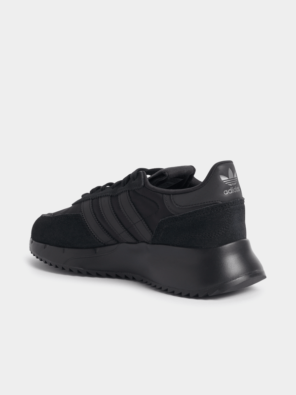 ADIDAS ORIGINAL RETROPY F2 TRAINERS BLACK