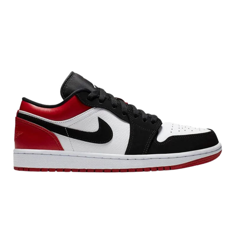 NIKE AIR JORDAN 1 LOW BRED TOE COURT ORDER