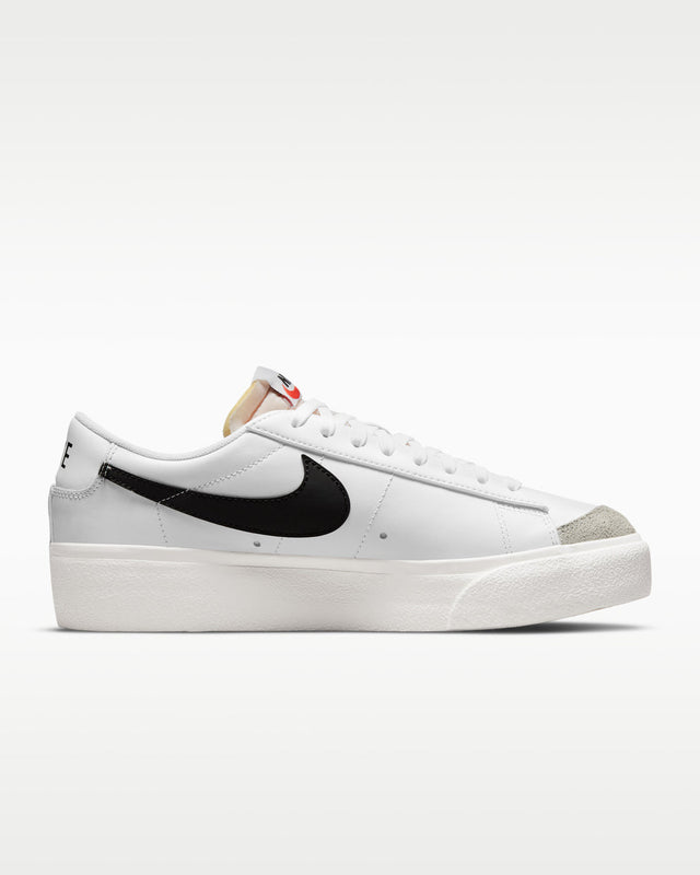 NIKE BLAZER LOW PLATFORM WHITE/BLACK