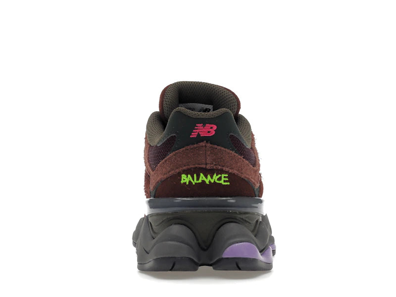 NEW BALANCE 9060 RICH OAK BURGUNDY